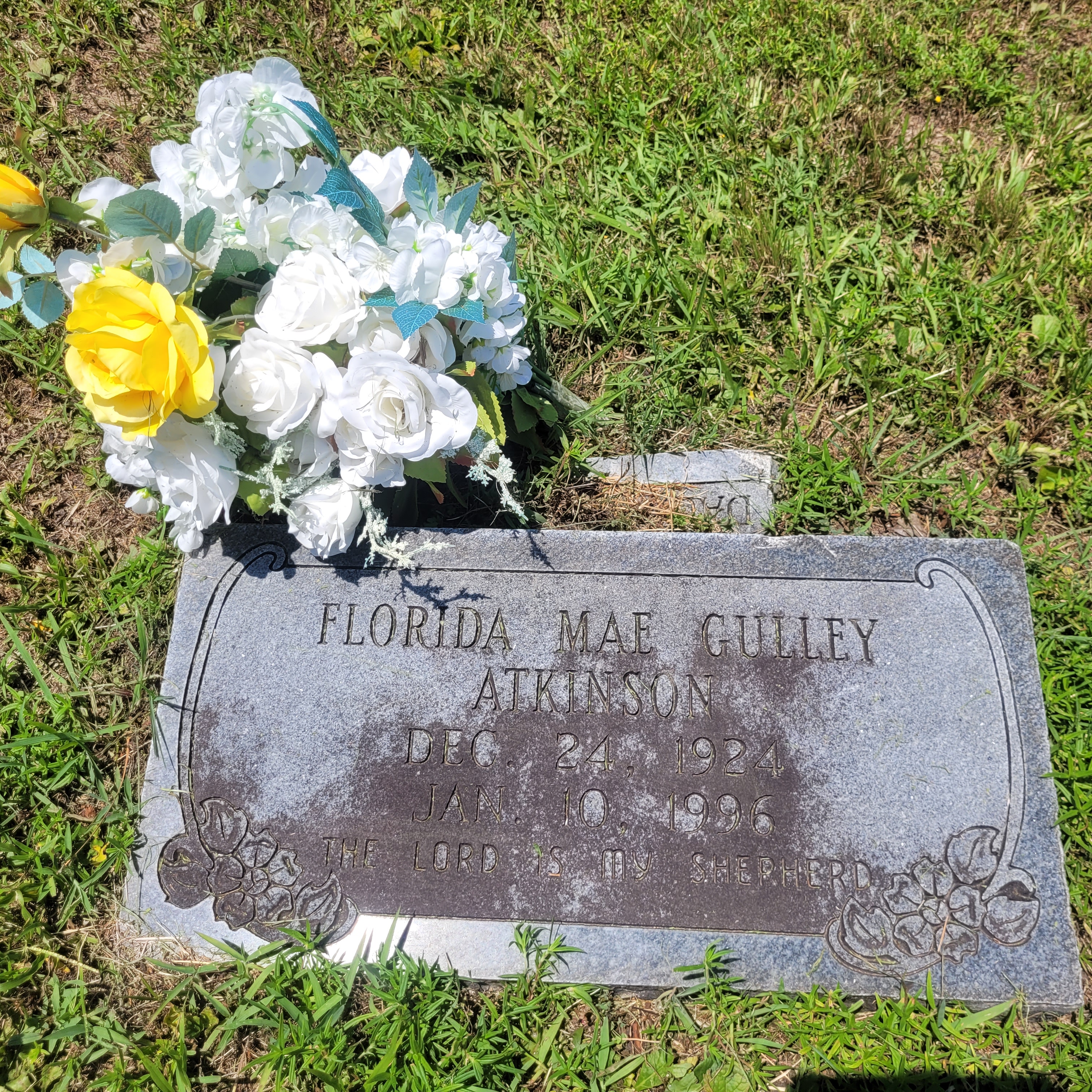 Headstone of Florida Mae Atkinson