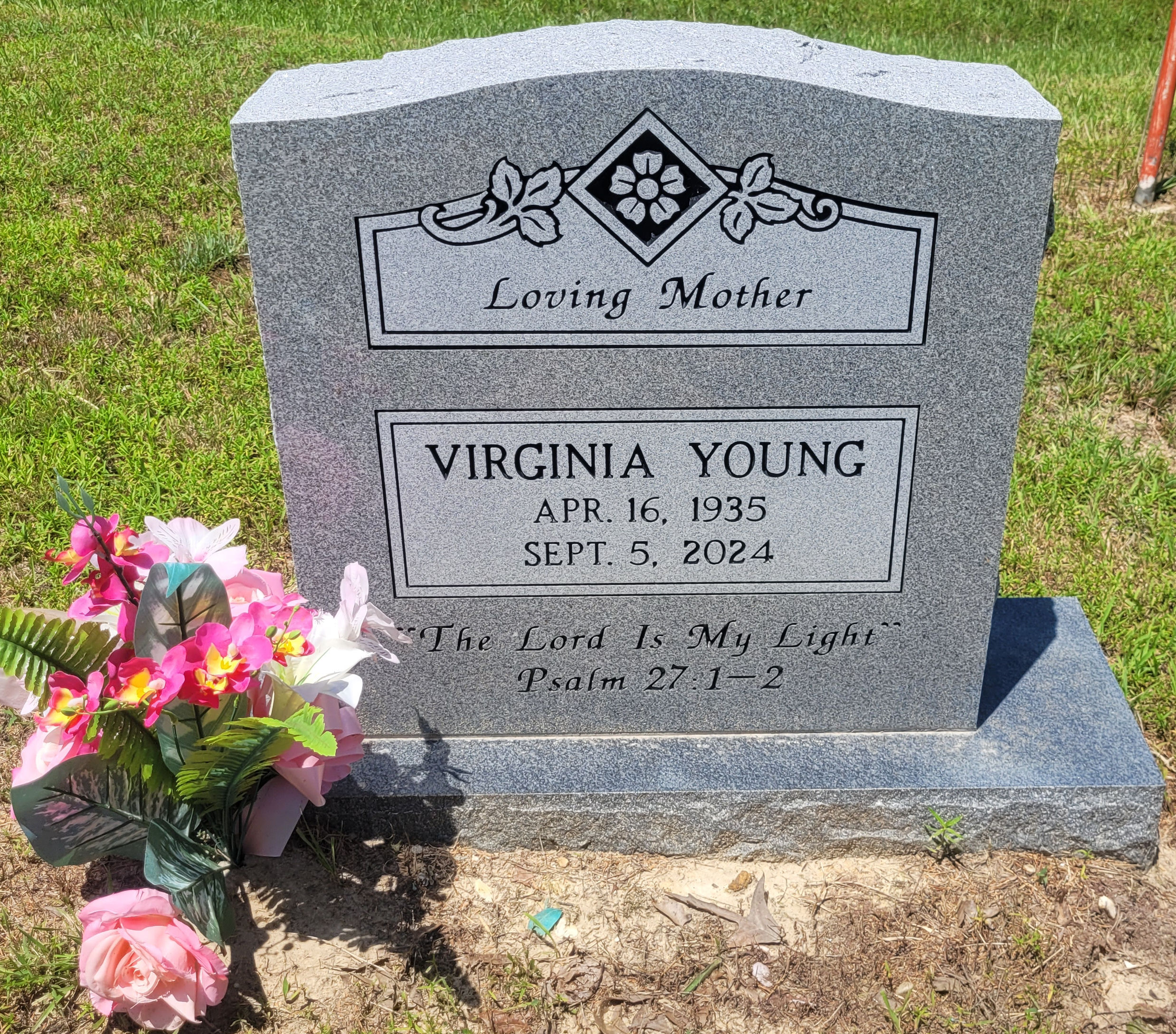Headstone of Virginia  Young