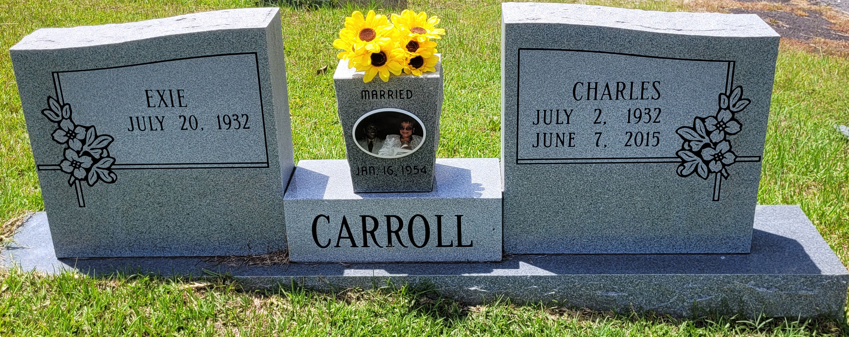 Headstone of Charles James Carroll
