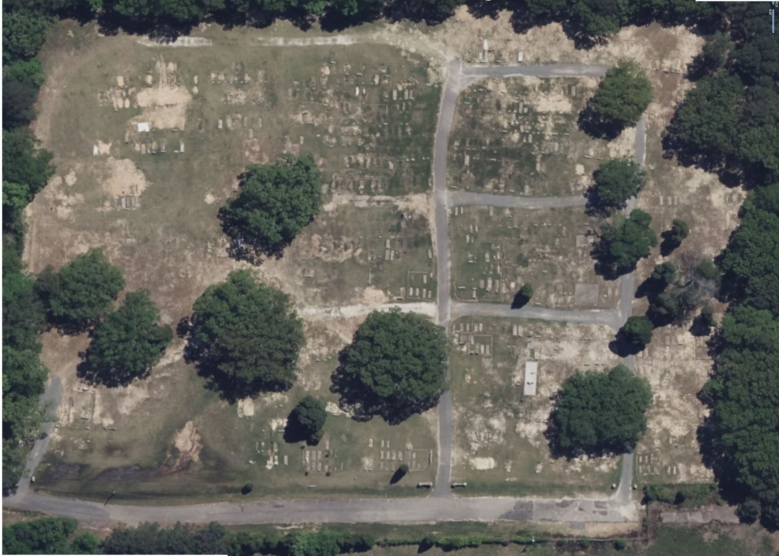 Cemetery Aerial View